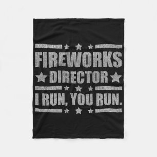 Cobertor De Velo Diretor de Fogos de Artifício Engraçado do Dia 4 d