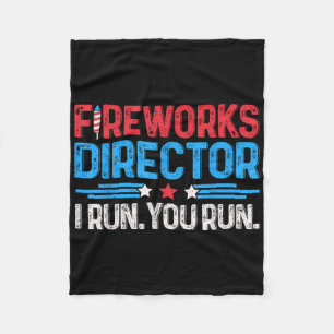 Cobertor De Velo Diretor de Fogos de Artifício I Eu Corro Você Corr