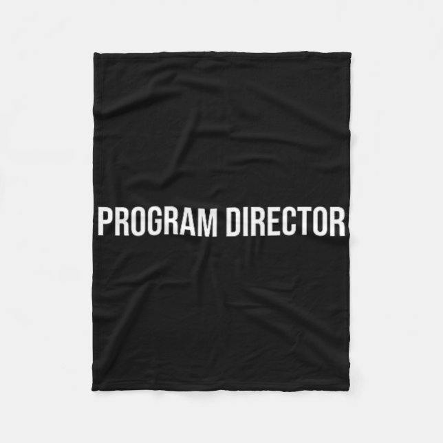 Cobertor De Velo Diretor de Programa Saúde Mental  (Frente)