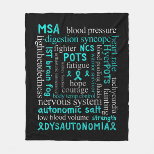 Cobertor De Velo Disautonomia Sensibilização Doença com disautonomi