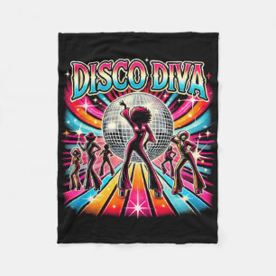 Cobertor De Velo Disco Ball Disco Diva Queen