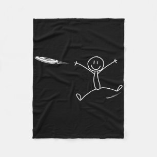 Cobertor De Velo Disco de Stickman de Golfe Divertido Frisbee Ultim