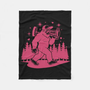 Cobertor De Velo Disco Golfe Sasquatch Divertido Jogador de Disco G
