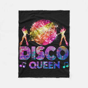 Cobertor De Velo Disco Queen - Anos setenta Vintage da Disco Themed