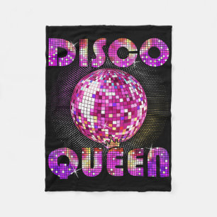 Cobertor De Velo Disco Queen Art Para Mulheres Meninas Funk Music D