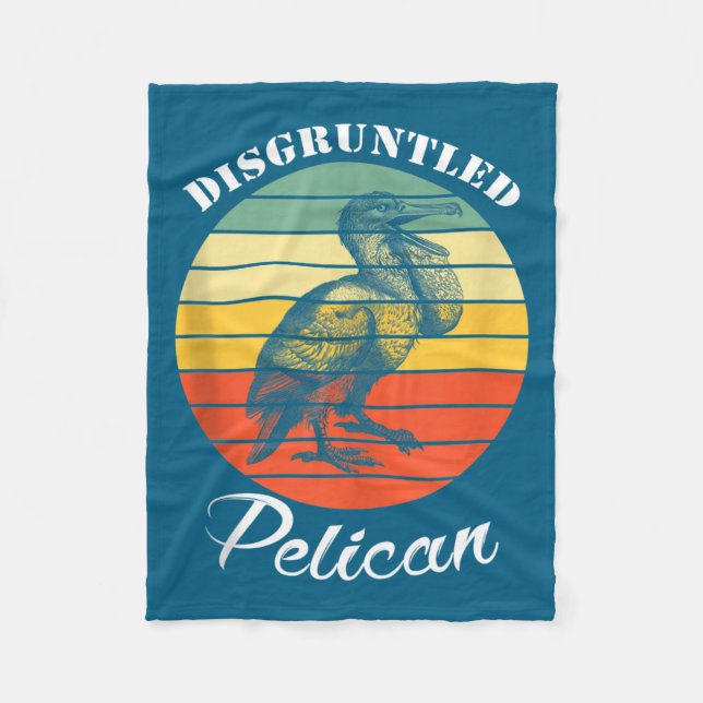 Cobertor De Velo Disntled Pelican Funny Quote Tank Top  (Frente)