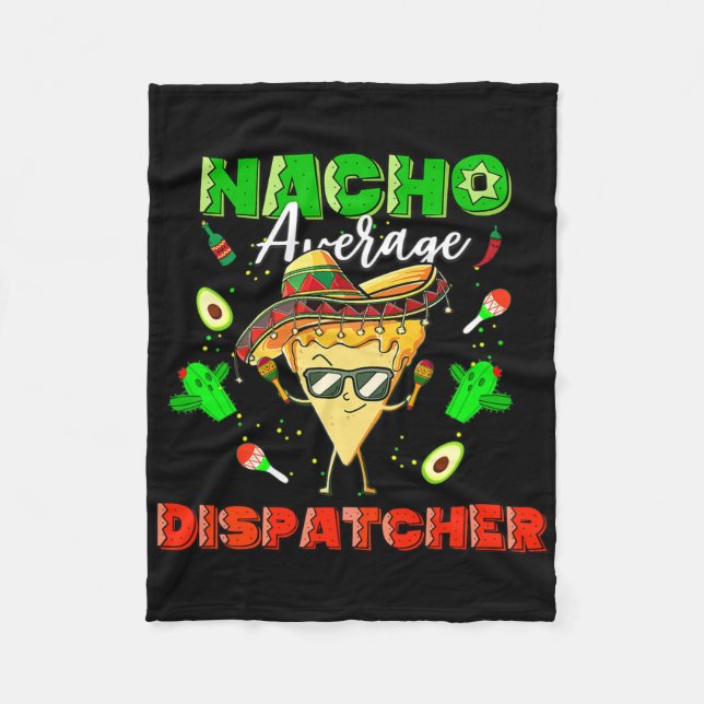 Cobertor De Velo Dispatcher Média Nacho Mexicano (Frente)