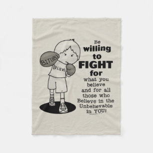 Cobertor De Velo Disposto a Lutar