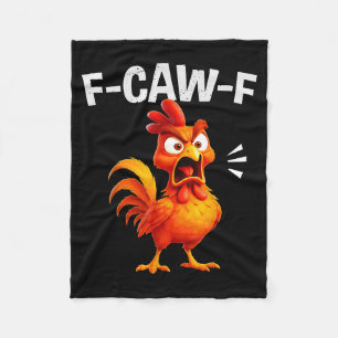Cobertor De Velo Dito de Humor de Galo Frase Engraçada F-caw-f Cita