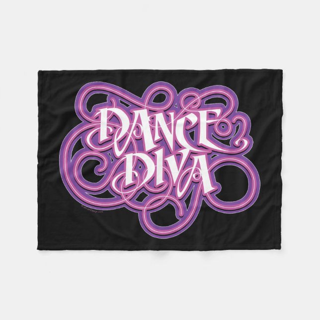Cobertor De Velo Diva da dança (Frente (Horizontal))