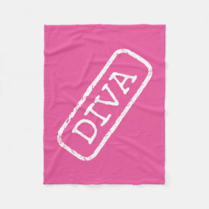 Cobertor De Velo "DIVA" Fleece Blankets