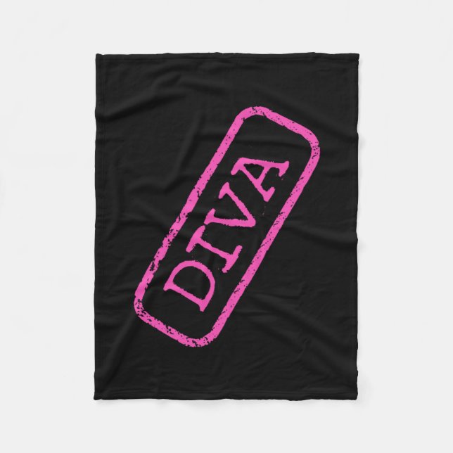 Cobertor De Velo "DIVA" Fleece Blankets (Frente)