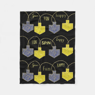 Cobertor De Velo Diversão de Hanukkah Fleece