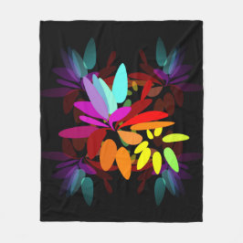 Cobertor De Velo Diversão do estilo Psicodélico moderno Rainbow Imp