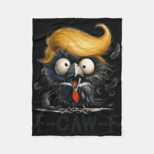 Cobertor De Velo Diversão F- Caw -f Corvo Fcwf Raven Halloween Preg