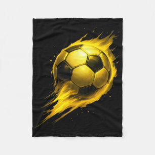 Cobertor De Velo Diversão Futebol Efeito Colorido Tie Dye Preto Ama