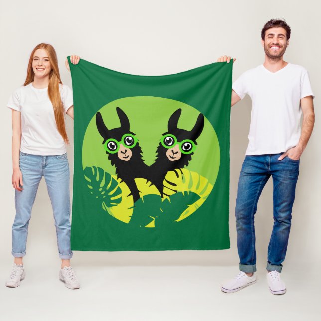 Cobertor De Velo Diversão Llama Alpaca Casa E Vida (In Situ)