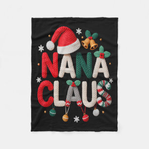 Cobertor De Velo Diversão Nana Papai Noel Vovó Família Correspondên