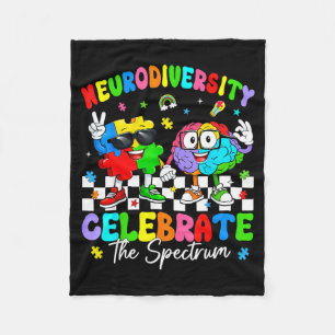 Cobertor De Velo Diversidade cerebral neurodiversidade conscientiza