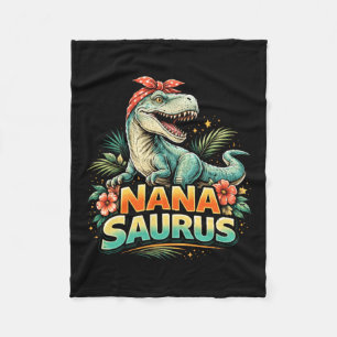 Cobertor De Velo Divertida Família Nana Nanasaurus T Rex Dinossauro