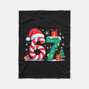 Cobertor De Velo Divertido 67 Natal 6 7 Seis Sete Meme 6 7 Combinan