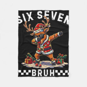 Cobertor De Velo Divertido 67 Natal Seis Sete Meme Dabbing Rena