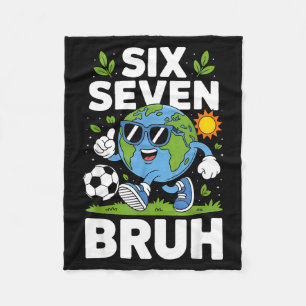 Cobertor De Velo Divertido dia da terra 67 meme bruh pijama de fute