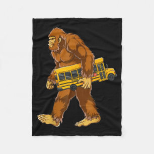 Cobertor De Velo Divertido Motorista de Ônibus Pé Grande Sasquatch
