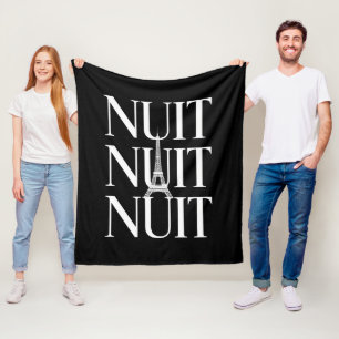 Cobertor De Velo Divertido Nuit Nuit