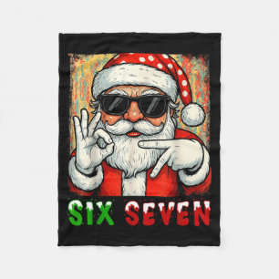 Cobertor De Velo Divertido Seis Sete Meme Natal Legal Papai Noel Di