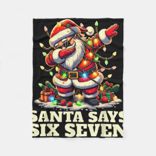 Cobertor De Velo Divertido Seis Sete Natal 6-7 Meme Papai Noel 6 7 