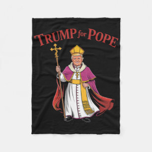 Cobertor De Velo Divertido Trump Para Papa Católico Vaticano Papado