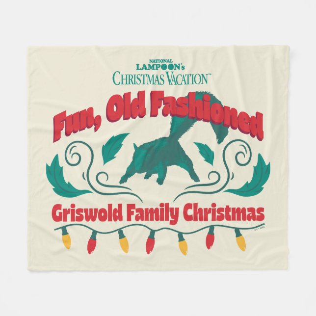 Cobertor De Velo Divertido, Velho Feliz Natal da Família Griswold (Frente (Horizontal))