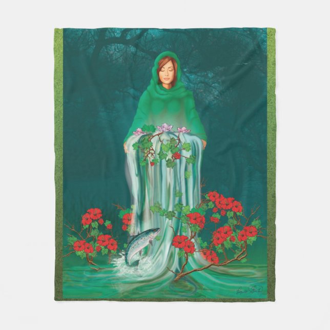 Cobertor De Velo Divine Feminine Fleece Blanket (Frente)