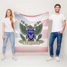 Cobertor De Velo Divisão Veteran da 11 Airborne