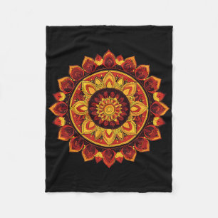 Cobertor De Velo Diwali Rangoli Mandala Lótus Meditação Ioga