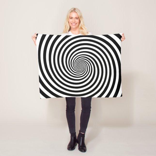 Cobertor De Velo Dizzy Dreams Hypnosis Fleece Blanket (In Situ)