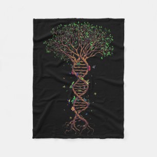 Cobertor De Velo Dna Tree Geneticamente Engraçado Dia da Terra Plan