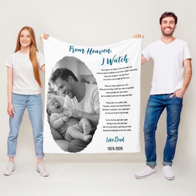 Cobertor De Velo Do Céu, Eu Cuido de Você – Foto Personalizada  (In Situ)