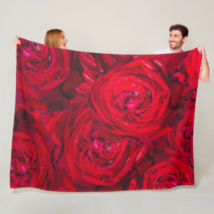 Cobertor De Velo Do coração - rosas vermelhas para você!
