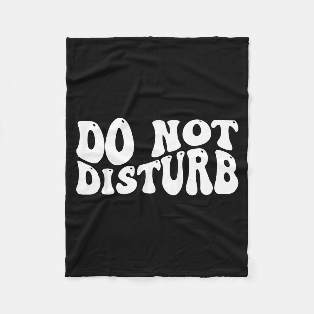 Cobertor De Velo Do Not Disturb  (Frente)