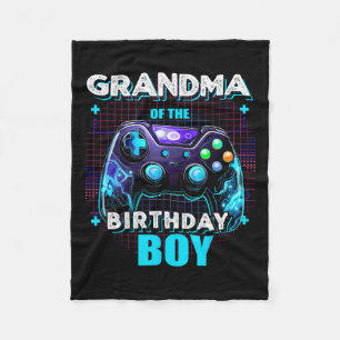 Cobertor De Velo Do Par De Jogo De Vídeo Da Família De Aniversários