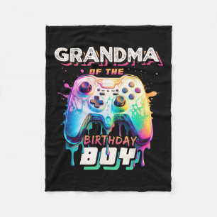 Cobertor De Velo Do Par De Jogo De Vídeo Da Família De Aniversários