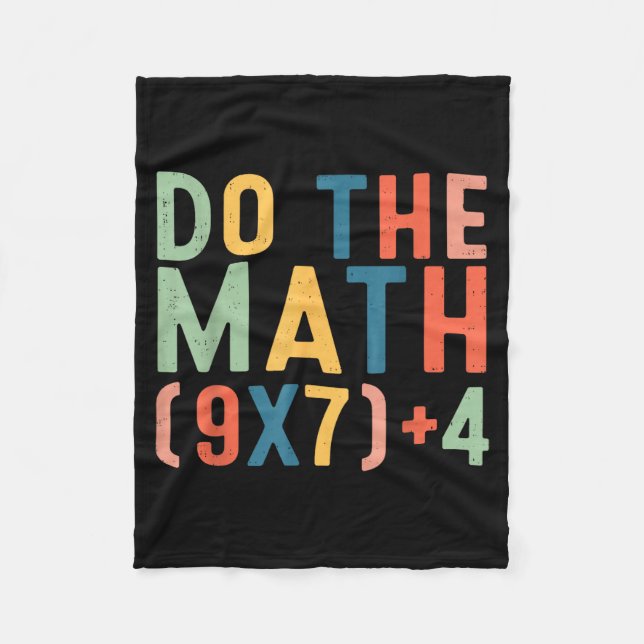 Cobertor De Velo Do The Math 67 Six Seven Meme Teacher Student Men  (Frente)