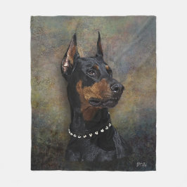 Cobertor De Velo Doberman