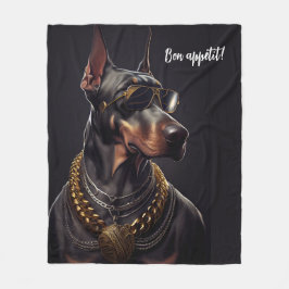 Cobertor De Velo Doberman Charm