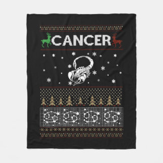 Cobertor De Velo Doce Feio de Natal cancer