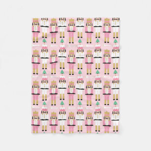 Cobertor De Velo Doce Pastel Nutcracker Natal