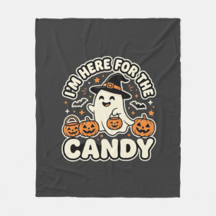 Cobertor De Velo Doces de Halloween Fantasma Desenho de Abóbora