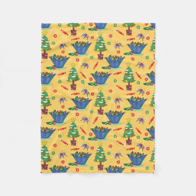 Cobertor De Velo Doces de Natal (Frente)